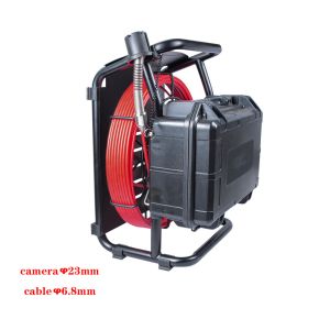 Weatherproof 23mm Head 120° Industrial Endoscope Camera With Keyboard