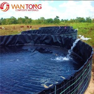 Life Span 3-15 Years BLACK Steel Frame PVC HDPE Tank for Indoor Fish Farm Square