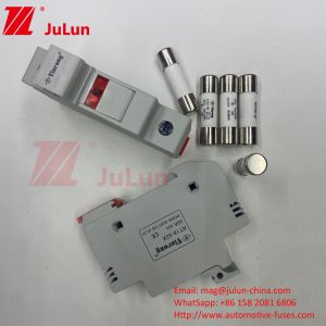 Solar PV Inverter Cylindrical Fuse .Fuse Holder 1000V DC Fuse Holder For Solar