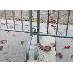 Bridge Shaped Foot 2.5m Crowd Control Fencing For Road Security