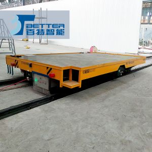 55ton Material Handling Transport Transfer Bogie on Curved Rails