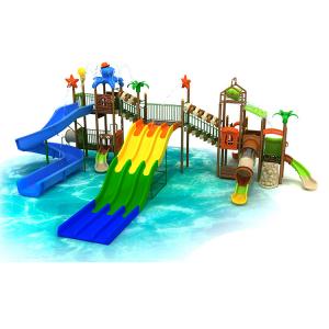 China Swimming Pool Game Fiberglass Large Kids Slide Anti Ultraviolet on sale