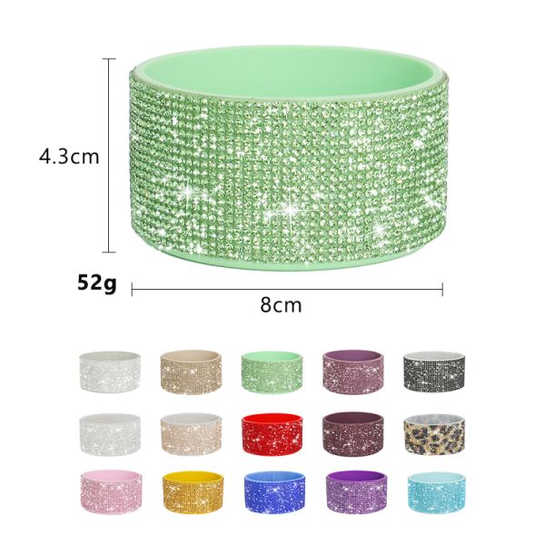 Wholesale cup Glitter Silicone Boot for 20-40oz Bottle Cover Bottom Sleeve Cover Protective tumbler boot printed