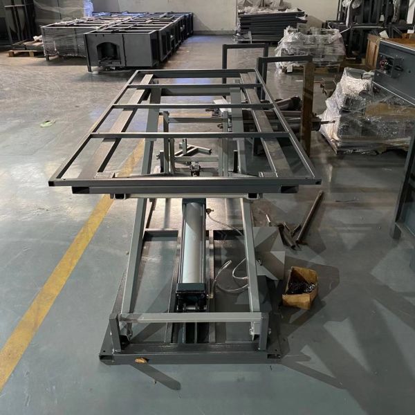 0.6MPa Sofa Pneumatic Lift Table 1200mm Height For Assembling