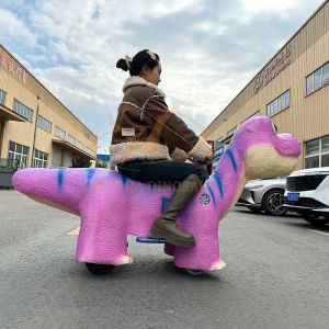 Customizable Motorized Ride On Dinosaur For Amusement Parks 100kg Capacity