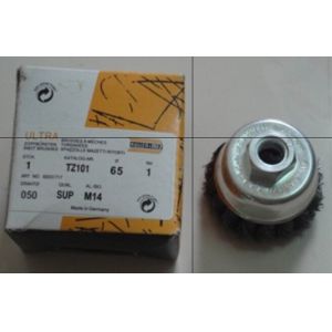 Angle Grinder Nylon Brush , Twist Knot Wire Cup Brush With 5/8" - 11 Nut