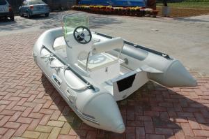 China PVC 5 Person Inflatable Boat For Fishing , 330m Jockey Console Marine Inflatable Boat on sale