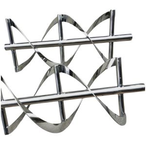 Viscosity Impeller Helical Ribbon Agitator Customized Auger Screw For Machinery
