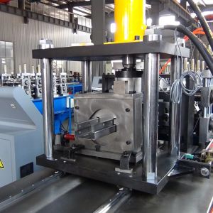 Cheap Storage Rack Cold Roll Forming Machine For Metal Roof Sheet Making 220V for sale