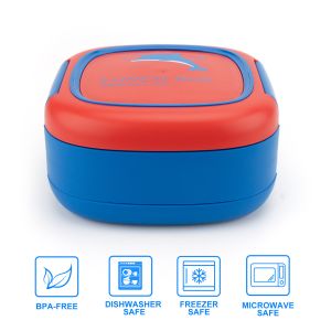 1400ml Plastic Bento Lunch Box Freezer Safe Double Layer For Kids Leakproof