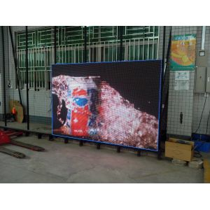 China Indoor Stadium Led Advertising Billboard , P10 16dots * 16dots High Resolution Screen on sale
