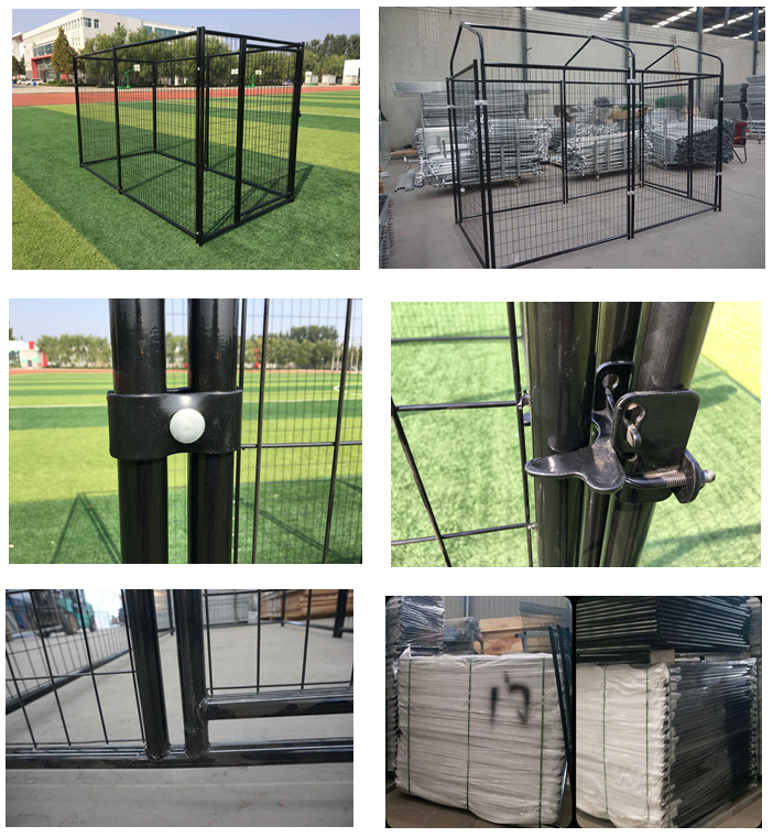 Enclosed Heavy Duty Dog Kennel Length Powder Coating 10ft Width 5ft Heigh 6ft