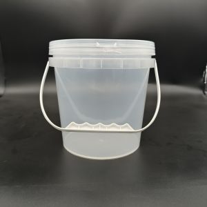 Compression Resistance Transparent Plastic Bucket Clear Plastic Beach Bucket