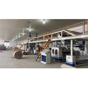 0.75KW Frequency Control Corrugated Cardboard Production Line for International