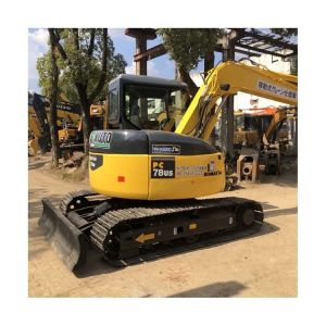 Good Health Made in Japan 8 Ton Komatsu PC78 Mini Excavator with 0.35 m3 Bucket