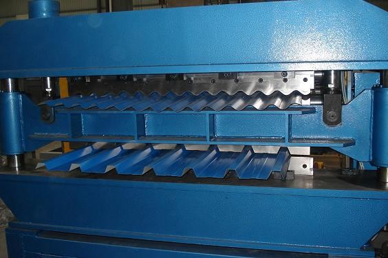 Quality 18 Roller Stations Double Layer Roll Forming Machine Steel Thickness 0.3 - 3.0 mm wholesale