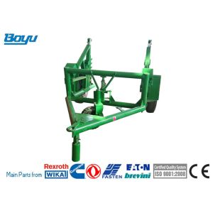China Cable Drum Hauling Reel Carrier Trailer Max Capacity 100kN OEM Services on sale