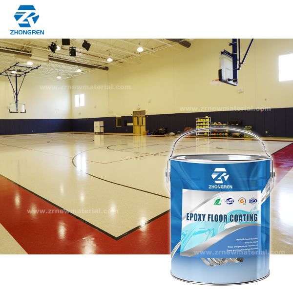 Smooth Seamless Finish Epoxy Floor Coating Slip Resistant Epoxy Resin Floor