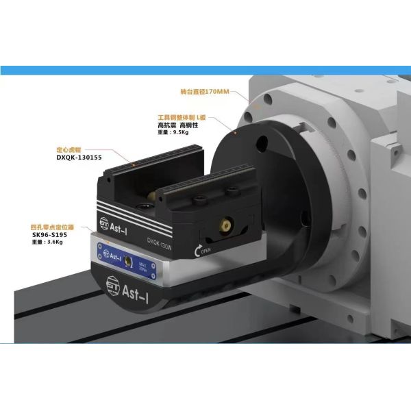 Quality Cnc Small Machining Fixture Clamps Zero Point Positioning Manual wholesale