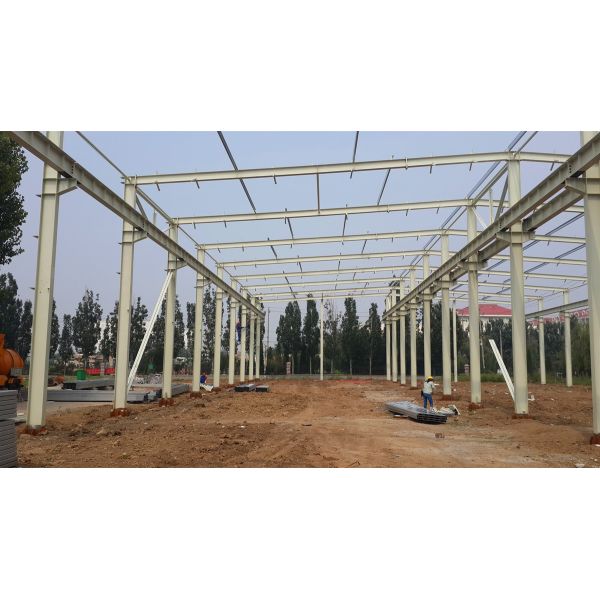 Pre Engineered Steel Structure Workshop for Industrial Factories