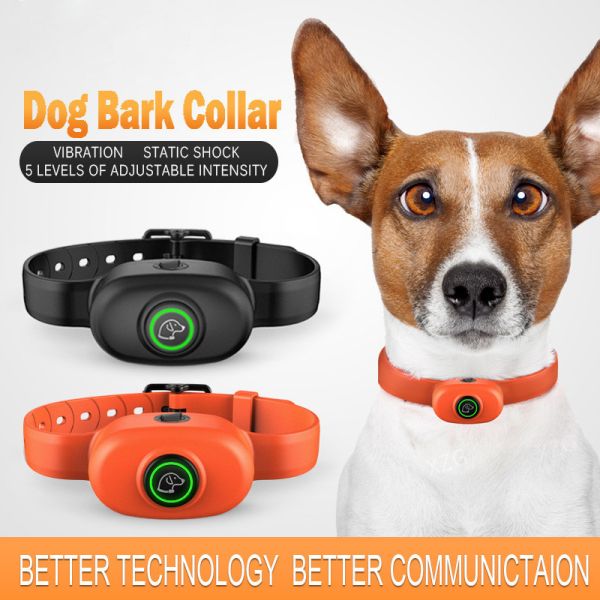 Sustainable Stop Barking Dog Collar Harmless Lightweight Training Smart