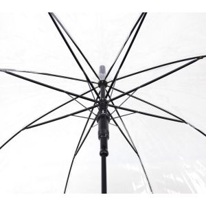 Collapsible Clear Plastic Umbrellas , Durable Dome Clear Folding Umbrella