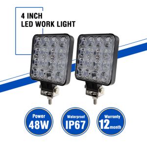 Spot 4WD Truck 36V 48W Waterproof LED Work Lights
