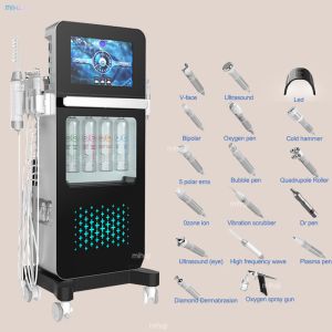 17 in 1 Hydro Dermabrasion Facial Machine with 12.1 Inch LCD Touch Screen