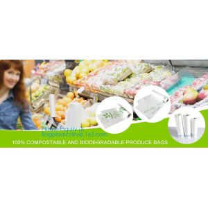 EN13432 BPI OK Compost Home ASTM D6400 Certified Biodegradable Dog Poop Bags,