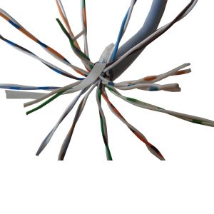 1 2 3 4 6 8 12 24 48 Pairs CW1308 Color Ring Telephone Cable with Al/Foil