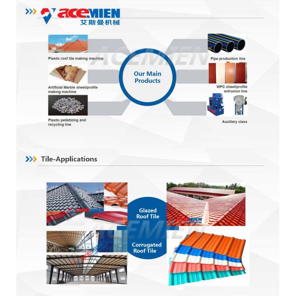 PVC plastic Corrugated Plastic Roofing Sheet Making Machine