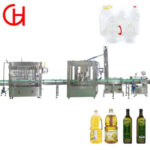 3-head Gear Pump Oil Filling Machine for Sealing Labeling and Packing Production