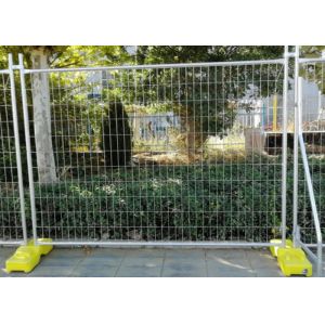 2.1m Moveable Retractable Temporary Construction Fence Panel 32mm Dia Round Tube