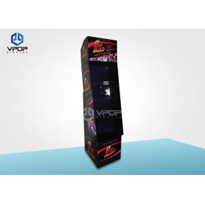 Cardboard Display Stand With 3 Shelves shape of the scaffold Shaver For Retail