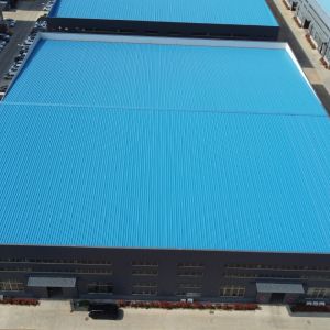 High Strength Prefabricated Steel Structure Warehouse with Lighting