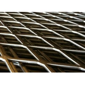 Low Carbon Steel Expanded Metal Mesh Galvanized For Building 1 * 2m 4.0mm