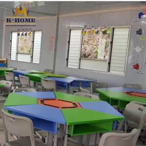 Movable School Portable Classrooms Flat Pack Container With Dining Room And