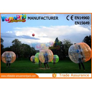 1.2m Diameter Bumper Soccer Inflatable Zorb Ball With Silk Paiting Logo