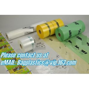 Cheap 7 layer coex blue transparent plastic layflat tubing roll blown one side heat sealable flm, high barrier coex blown mach for sale