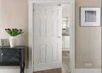 Coloured Wooden French Doors , Front PVC Wood Door 2000*900mm PRIMA02