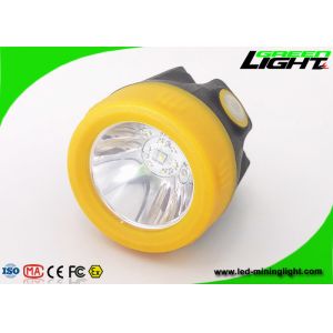 Cheap 143lum 300mA Cordless LED Mining Light 18650 Lithium Waterproof Cap Lamp for sale