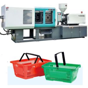 Automatic Mold Height Adjusting Auto Injection Molding Machine with Clamping