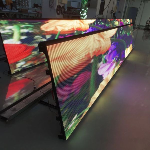 Stadium LED Display960x960mm P8 mm outdoor full color led display soft mask P8 outdoor football stadium perimeter