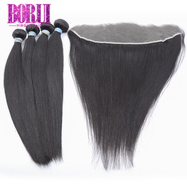 Quality Brazilian Virgin Cuticle Aligned Hair With Frontal 10A Grade Dyed Bleach wholesale