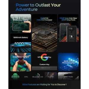 BDS Ruggedized Cell Phones Military Spec Smartphone With OTG