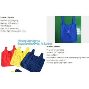 Private customized Salon Shop Owner Custom Foldable Nylon Shopping Gift Bag