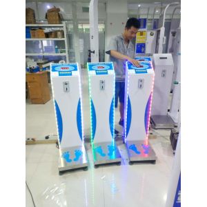 Coin operated weighing scales with colorful led light