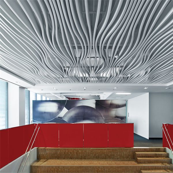 Quality Metal Ceiling Design Wave Baffles Acoustical Ceiling Baffles wholesale