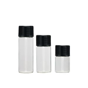 Glass Vials With Screw Caps, Small Liquid Sample Vial, Leak-Proof Vial (10ML,
