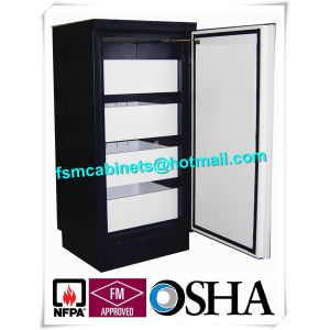 Steel Security Fire Resistant File Cabinets Magnetic Proof For Storing Audio
